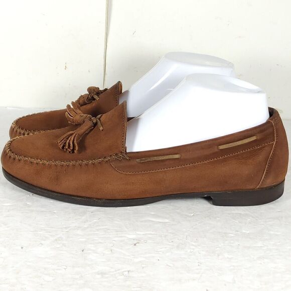 Salvatore Ferragamo Women's US 6,5 EE Leather Tassels Slip-On Loafer Moccasin - Picture 2 of 16